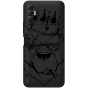 Черный чехол BoxFace Tecno Spark 8P Bear King