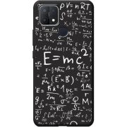 Черный чехол BoxFace OPPO A15/A15s E=mc2