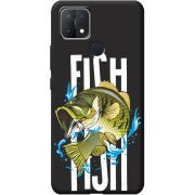Черный чехол BoxFace OPPO A15/A15s Fish