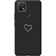 Черный чехол BoxFace OPPO A15/A15s My Heart