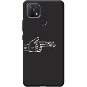 Черный чехол BoxFace OPPO A15/A15s Pew Pew