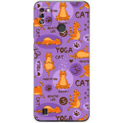 Чехол BoxFace Tecno Pop 4 Pro Yoga Cat