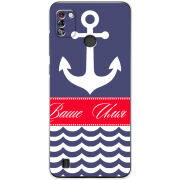 Чехол BoxFace Tecno Pop 4 Pro Именной Ocean