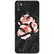 Чехол BoxFace Tecno Pop 4 Pro Snake Rose