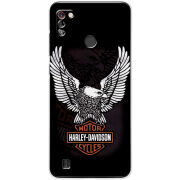 Чехол BoxFace Tecno Pop 4 Pro Harley Davidson and eagle