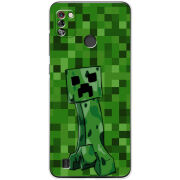 Чехол BoxFace Tecno Pop 4 Pro Minecraft Creeper
