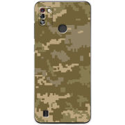 Чехол BoxFace Tecno Pop 4 Pro Камуфляж ЗСУ