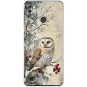Чехол BoxFace Tecno Pop 4 Pro Christmas Owl