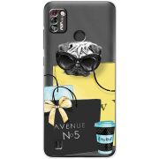 Прозрачный чехол BoxFace Tecno Pop 4 Pro Fashion Pug