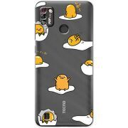 Прозрачный чехол BoxFace Tecno Pop 4 Pro Gudetama