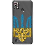 Прозрачный чехол BoxFace Tecno Pop 4 Pro Gold Trident