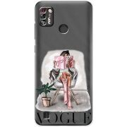 Прозрачный чехол BoxFace Tecno Pop 4 Pro VOGUE