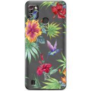 Прозрачный чехол BoxFace Tecno Pop 4 Pro Tropical