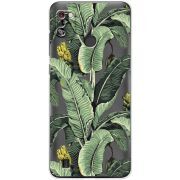 Прозрачный чехол BoxFace Tecno Pop 4 Pro Banana Leaves