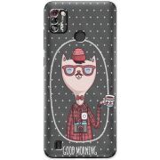 Прозрачный чехол BoxFace Tecno Pop 4 Pro Good Morning