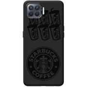 Черный чехол BoxFace OPPO Reno4 Lite Black Coffee