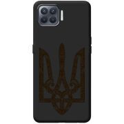 Черный чехол BoxFace OPPO Reno4 Lite Ukrainian Trident