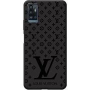 Черный чехол BoxFace ZTE Blade A71 LV Style