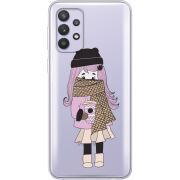 Прозрачный чехол BoxFace Samsung Galaxy A33 (A336) Winter Morning Girl