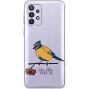 Прозрачный чехол BoxFace Samsung Galaxy A33 (A336) Синиця і калина