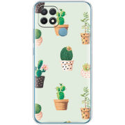 Чехол BoxFace OPPO A15/A15s L-green Cacti