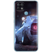 Чехол BoxFace OPPO A15/A15s Silver Car