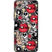 Черный чехол BoxFace Vivo Y31 Rock Graffiti