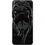 Черный чехол BoxFace Vivo Y31 Wolf