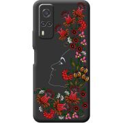 Черный чехол BoxFace Vivo Y31 3D Ukrainian Muse