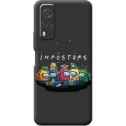 Черный чехол BoxFace Vivo Y31 Among Us Impostors