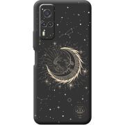 Черный чехол BoxFace Vivo Y31 Moon