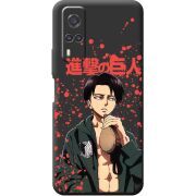 Черный чехол BoxFace Vivo Y31 Атака Титанов Леви