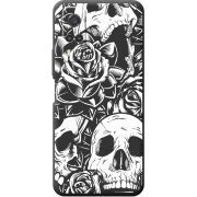 Черный чехол BoxFace Vivo Y31 Skull and Roses