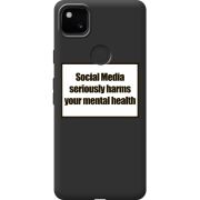 Черный чехол BoxFace Google Pixel 4a 