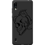 Черный чехол BoxFace ZTE Blade A5 2020 Skull and Roses