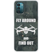 Чехол BoxFace Nokia G21 Дрон Fly Around