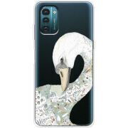 Прозрачный чехол BoxFace Nokia G21 Swan