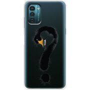 Прозрачный чехол BoxFace Nokia G11 Swan question