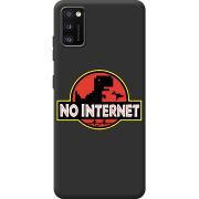 Черный чехол BoxFace Samsung Galaxy A41 (A415) No Internet