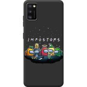 Черный чехол BoxFace Samsung Galaxy A41 (A415) Among Us Impostors