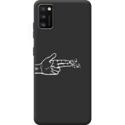 Черный чехол BoxFace Samsung Galaxy A41 (A415) Pew Pew