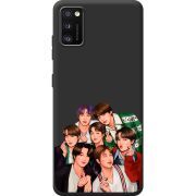 Черный чехол BoxFace Samsung Galaxy A41 (A415) BTS