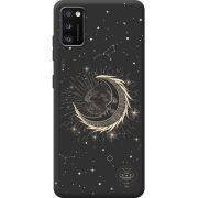 Черный чехол BoxFace Samsung Galaxy A41 (A415) Moon