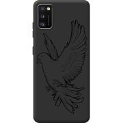 Черный чехол BoxFace Samsung Galaxy A41 (A415) Dove