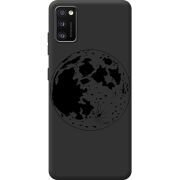Черный чехол BoxFace Samsung Galaxy A41 (A415) Planet
