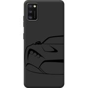 Черный чехол BoxFace Samsung Galaxy A41 (A415) Sportcar