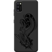 Черный чехол BoxFace Samsung Galaxy A41 (A415) Snake