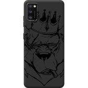 Черный чехол BoxFace Samsung Galaxy A41 (A415) Bear King