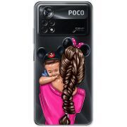 Прозрачный чехол BoxFace Xiaomi Poco X4 Pro 5G Mouse Mommy