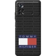 Черный чехол BoxFace Poco X4 Pro 5G Tommy Print